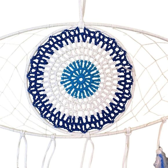 Evil Eye Feather Dream Catcher